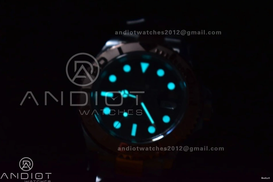 Steel Yacht-Master SS 904L Bracelet Dial 1:1 Best Gold Edition On VR3235 126621 Rose Black Clean Plated 0426